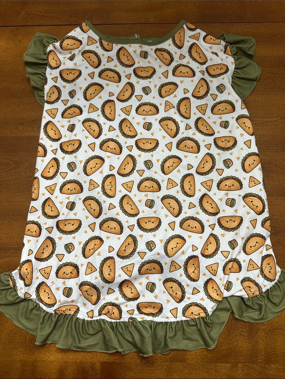 Griffy & Drake Taco Ruffle Dog Shirt 2XL